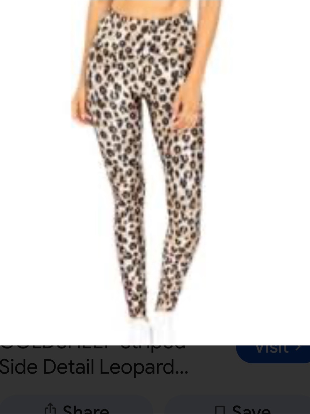 Goldsheep leopard classic leggings
